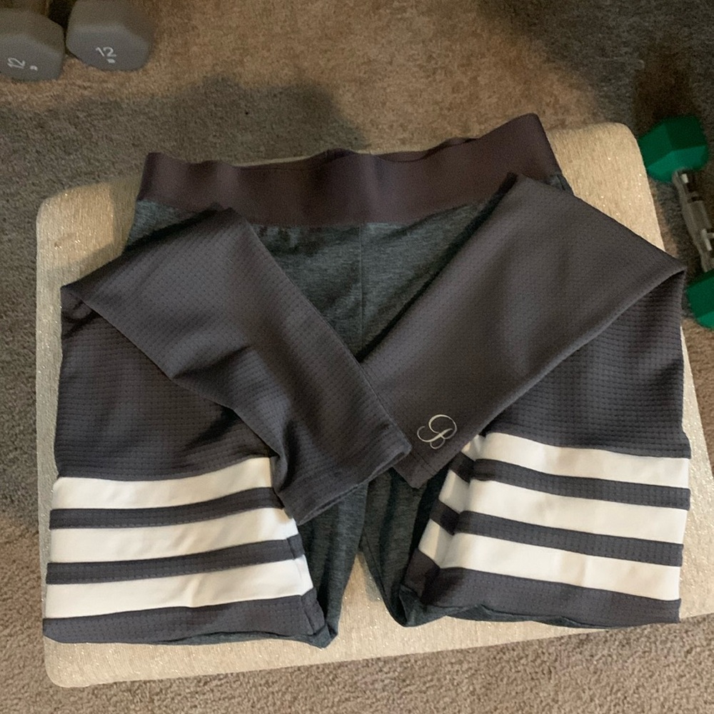 Bombshell sportswear charcoal grey thigh highs
